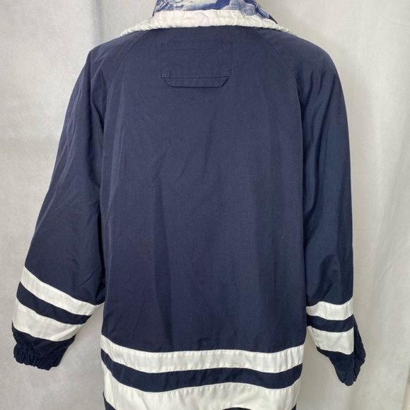 Mulberry Street Size S White/Blue Lightweight Jacket Vintage nautical look - Picture 5 of 15